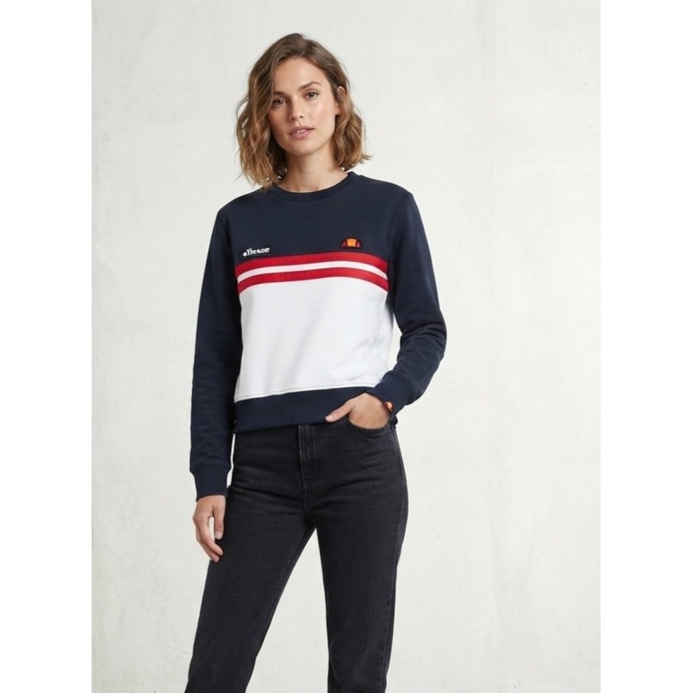 Ellesse Sporty Retro Colorblock Taria Crewneck Sweatshirt L